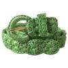 Style Tribute Dolce & Gabbana Women's Green Viscose Weaved Skinny Waist Belt