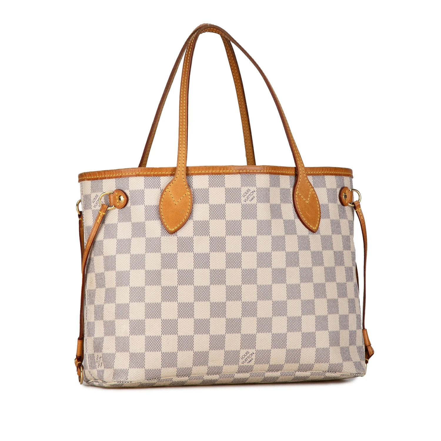 Upteam LOUIS VUITTON Damier Azur Neverfull PM Tote Bag 4 Upteam LOUIS VUITTON Damier Azur Neverfull PM Tote Bag - Image 2