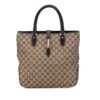 Upteam GUCCI GG Canvas Jackie Piston Lock Tote Tote Bag