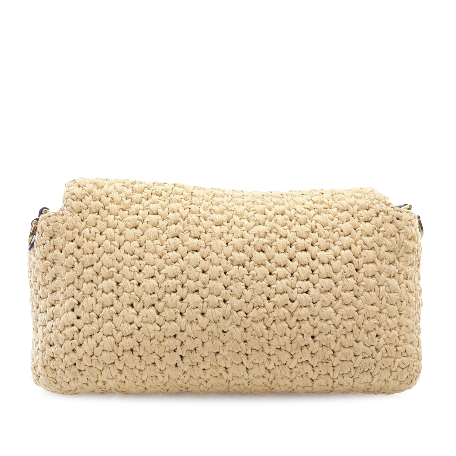 Upteam FENDI Crochet Raffia Baguette Satchel 6 Upteam FENDI Crochet Raffia Baguette Satchel - Image 4