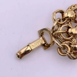 Opherty Ciocci CHRISTIAN DIOR Vintage Gold Metal 3 Row Rolo Chain Bracelet -Best Jewelry Store a02b8900 8b68 5613 a3d2 30b9f50aec0e