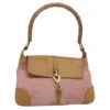 Brand Street GUCCI Bamboo Jackie Shoulder Bag Suede Pink 001 4096 Auth Ac2519