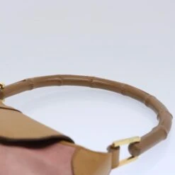 Brand Street GUCCI Bamboo Jackie Shoulder Bag Suede Pink 001 4096 Auth Ac2519 -Best Jewelry Store ac2519 8