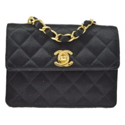 AMORE Vintage CHANEL 1989-1991 Straight Flap Bag Micro Black Satin AK31543k 33 AMORE Vintage CHANEL 1989-1991 Straight Flap Bag Micro Black Satin AK31543k -Best Jewelry Store ak31543k s 01 dl 6c1bbf44 c91b 4654 83ab e92b31a5f812