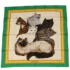 Style Tribute Hermes Carre 90 Les Chats Scarf Green White Yellow Auth Am3480 2 Style Tribute Hermes Carre 90 Les Chats Scarf Green White Yellow Auth Am3480 -Best Jewelry Store am3480 1 410014c3 cadc 4d81 a3f9 8a368259a27c