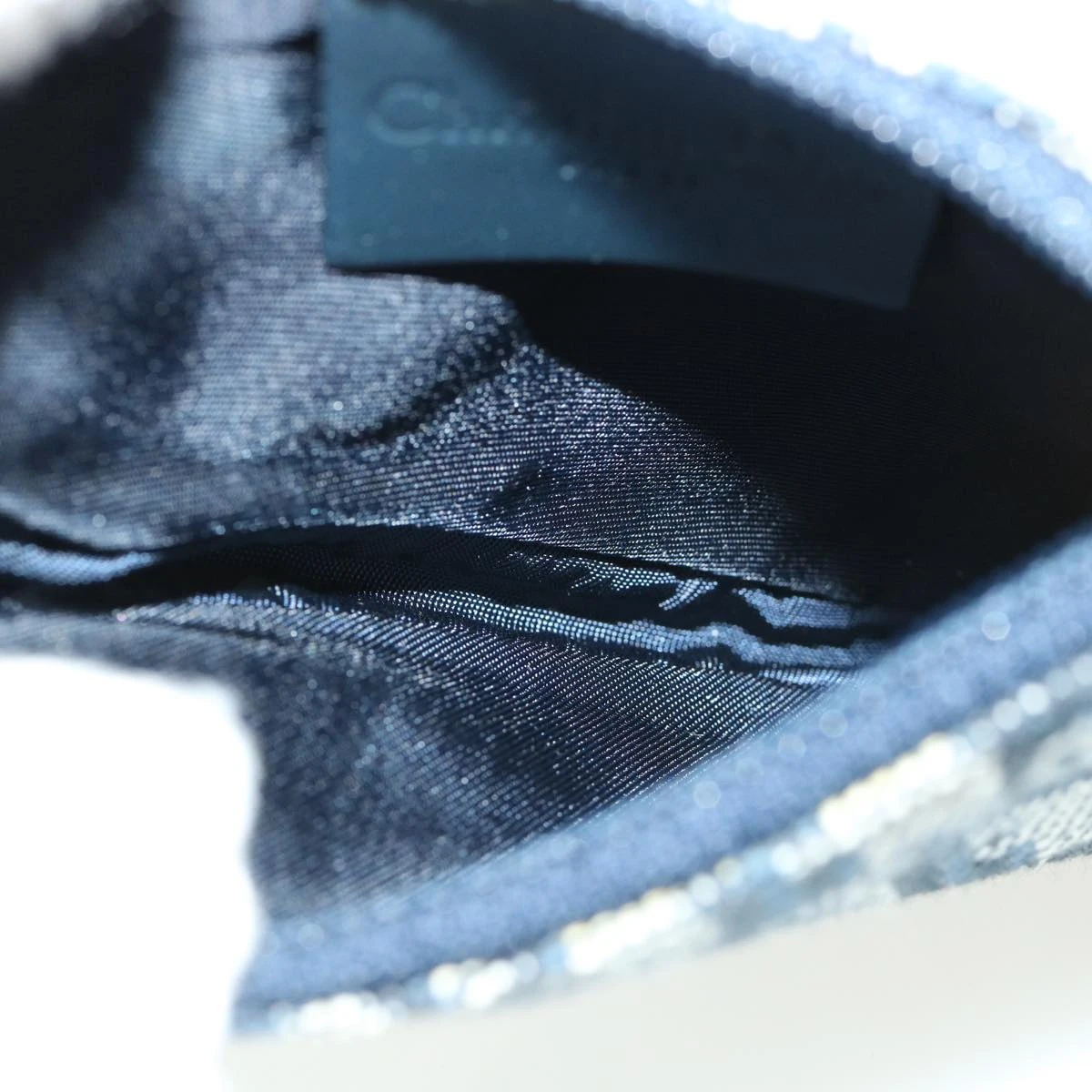 Brand Street CHRISTIAN DIOR Trotter Canvas Saddle Coin Purse Navy Auth Am3626 12 Brand Street CHRISTIAN DIOR Trotter Canvas Saddle Coin Purse Navy Auth Am3626 - Image 10