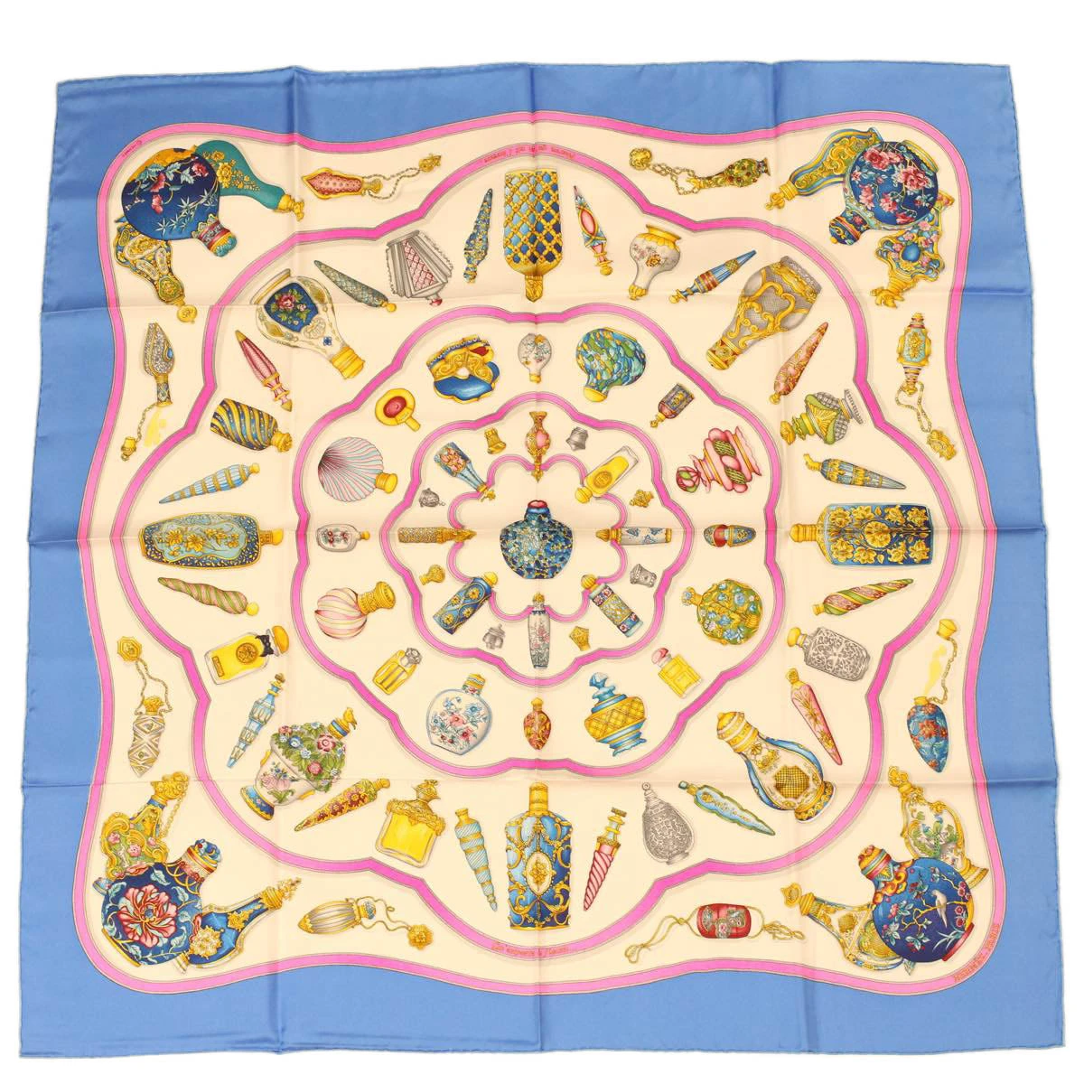 Style Tribute Hermes Carre 90 Scarf #pourvu Qu'on Ait I'ivresse" Silk White Auth Am3843 3 Style Tribute Hermes Carre 90 Scarf #pourvu Qu'on Ait I'ivresse" Silk White Auth Am3843