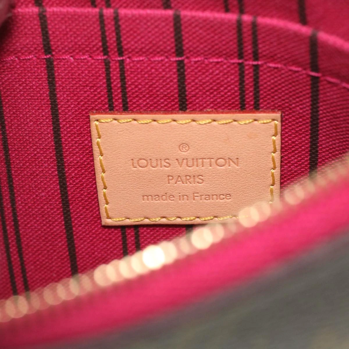 Brand Street LOUIS VUITTON Monogram Neverfull PM Pouch LV Auth Am3947 19 Brand Street LOUIS VUITTON Monogram Neverfull PM Pouch LV Auth Am3947 - Image 17