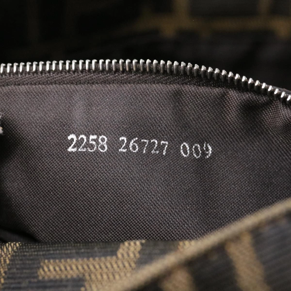 Brand Street FENDI Zucca Canvas Mamma Baguette Shoulder Bag Brown 2258 26727 009 Auth Am4024 13 Brand Street FENDI Zucca Canvas Mamma Baguette Shoulder Bag Brown 2258 26727 009 Auth Am4024 - Image 11