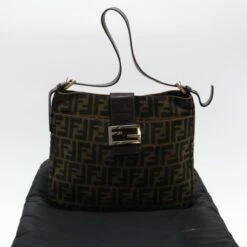 Brand Street FENDI Zucca Canvas Mamma Baguette Shoulder Bag Brown 2258 26727 009 Auth Am4024 33 Brand Street FENDI Zucca Canvas Mamma Baguette Shoulder Bag Brown 2258 26727 009 Auth Am4024 -Best Jewelry Store am4024 25