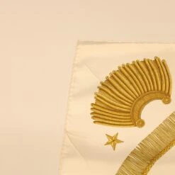 Brand Street HERMES Carre90 Scarf "Poste Et Cavalerie" Silk White Auth Am4300 -Best Jewelry Store am4300 3