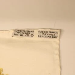 Brand Street HERMES Carre90 Scarf "Poste Et Cavalerie" Silk White Auth Am4300 -Best Jewelry Store am4300 9