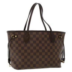 Brand Street LOUIS VUITTON Damier Ebene Neverfull PM Tote Bag N51109 LV Auth Am4365
