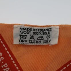 Brand Street HERMES Twilly Scarf Silk Orange Auth Am4865 -Best Jewelry Store am4865 5