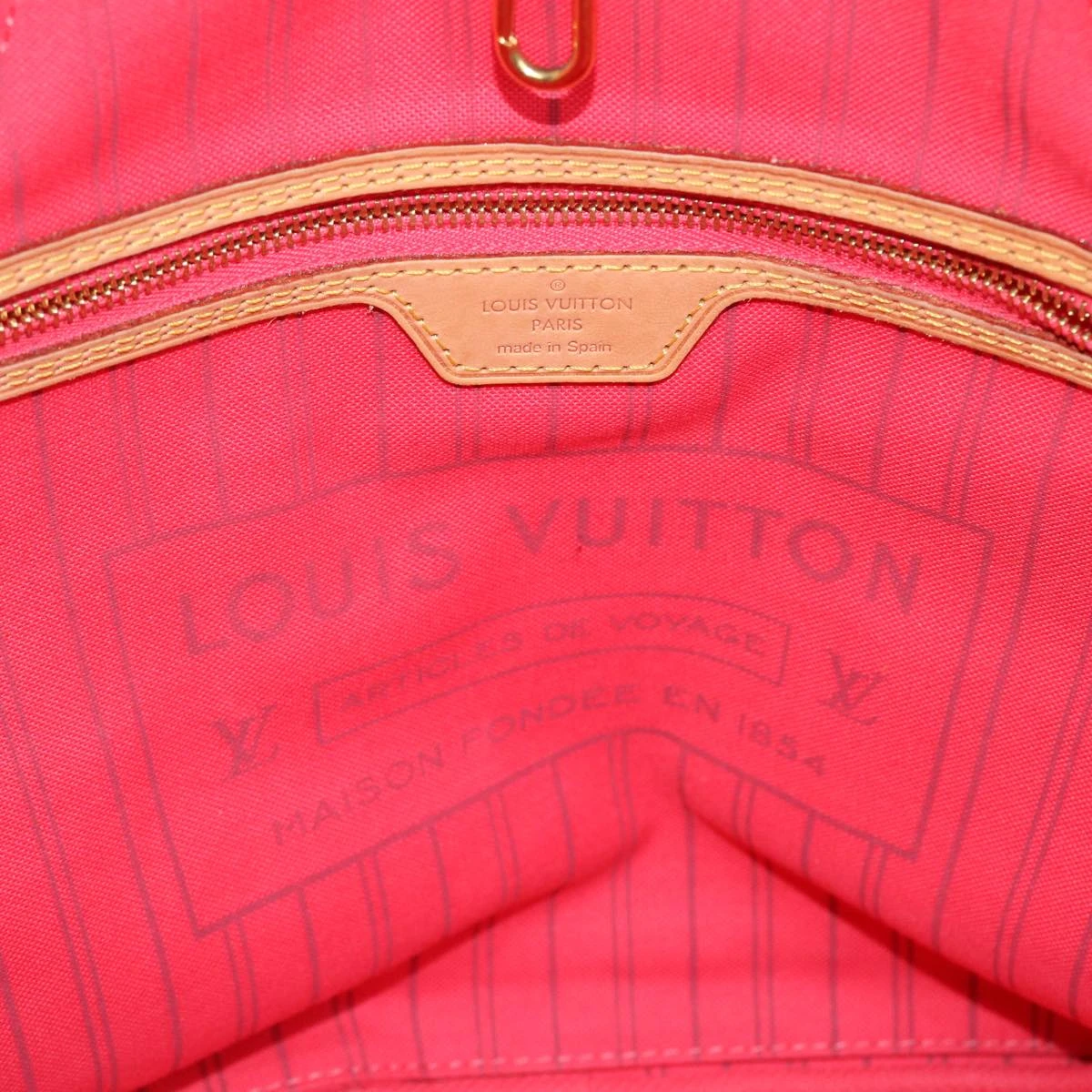 Style Tribute LOUIS VUITTON Monogram V Line Neverfull Mm Tote Bag Pink M41602 Lv Auth Am4905 13 Style Tribute LOUIS VUITTON Monogram V Line Neverfull Mm Tote Bag Pink M41602 Lv Auth Am4905 - Image 11
