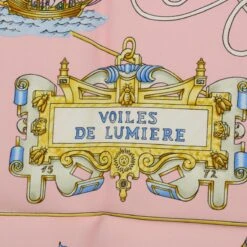 Style Tribute Hermes Carre 90 Brandebourgs Scarf Silk Blue Auth Am4906 -Best Jewelry Store am4906 11