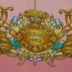 Style Tribute Hermes Carre 90 Brandebourgs Scarf Silk Blue Auth Am4906 -Best Jewelry Store am4906 12