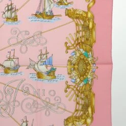 Style Tribute Hermes Carre 90 Brandebourgs Scarf Silk Blue Auth Am4906 -Best Jewelry Store am4906 5 77d0cd7a 4ce2 4428 95d9 4d140f7c672c