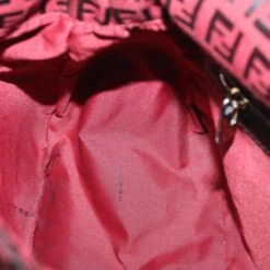 Style Tribute FENDI Zucchino Canvas Mamma Baguette Shoulder Bag Red Auth Am5029 -Best Jewelry Store am5029 18