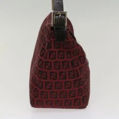 Brand Street FENDI Zucchino Canvas Mamma Baguette Shoulder Bag Red Auth Am5029 25 Brand Street FENDI Zucchino Canvas Mamma Baguette Shoulder Bag Red Auth Am5029 -Best Jewelry Store am5029 5
