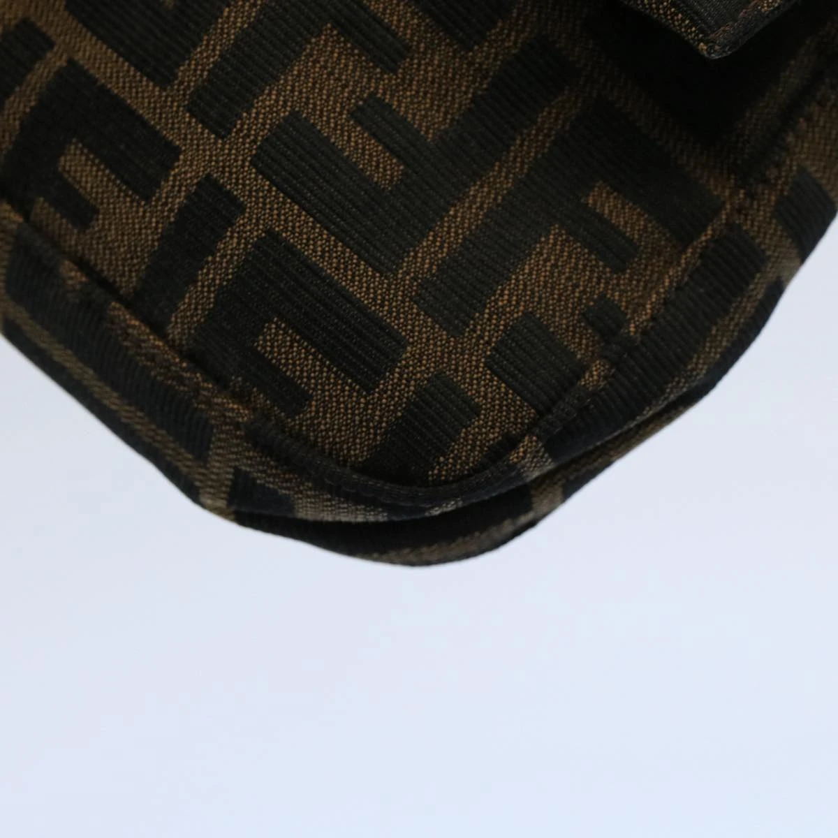 Brand Street FENDI Zucca Canvas Mamma Baguette Shoulder Bag Black Brown Auth Am5065 17 Brand Street FENDI Zucca Canvas Mamma Baguette Shoulder Bag Black Brown Auth Am5065 - Image 15