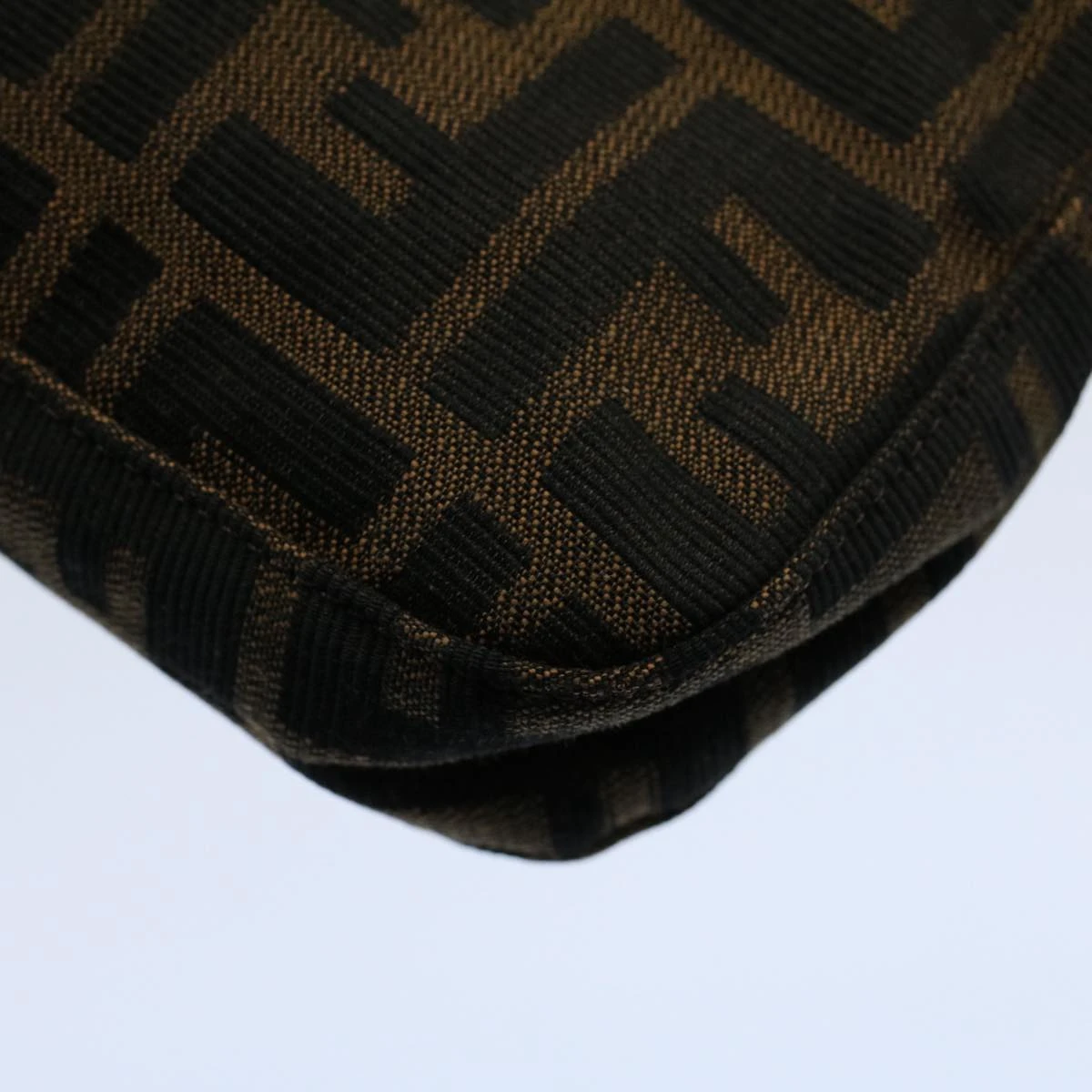 Brand Street FENDI Zucca Canvas Mamma Baguette Shoulder Bag Black Brown Auth Am5065 19 Brand Street FENDI Zucca Canvas Mamma Baguette Shoulder Bag Black Brown Auth Am5065 - Image 17