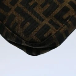 Brand Street FENDI Zucca Canvas Mamma Baguette Shoulder Bag Black Brown Auth Am5065 39 Brand Street FENDI Zucca Canvas Mamma Baguette Shoulder Bag Black Brown Auth Am5065 -Best Jewelry Store am5065 13