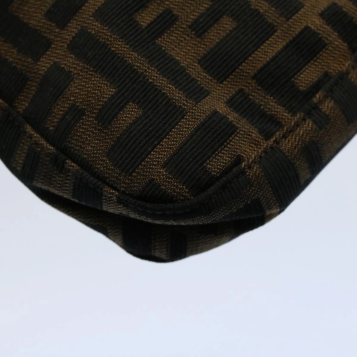 Brand Street FENDI Zucca Canvas Mamma Baguette Shoulder Bag Black Brown Auth Am5065 20 Brand Street FENDI Zucca Canvas Mamma Baguette Shoulder Bag Black Brown Auth Am5065 - Image 18