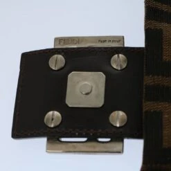 Brand Street FENDI Zucca Canvas Mamma Baguette Shoulder Bag Black Brown Auth Am5065 30 Brand Street FENDI Zucca Canvas Mamma Baguette Shoulder Bag Black Brown Auth Am5065 -Best Jewelry Store am5065 15