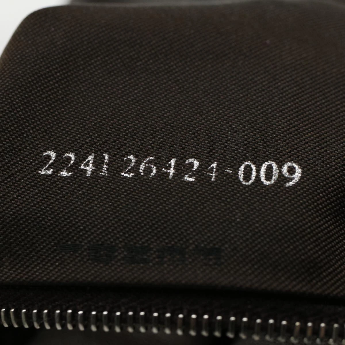 Brand Street FENDI Zucca Canvas Mamma Baguette Shoulder Bag Black Brown Auth Am5065 14 Brand Street FENDI Zucca Canvas Mamma Baguette Shoulder Bag Black Brown Auth Am5065 - Image 12