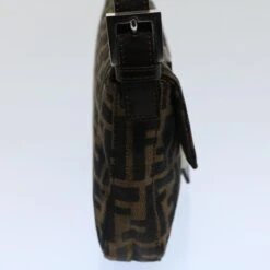 Brand Street FENDI Zucca Canvas Mamma Baguette Shoulder Bag Black Brown Auth Am5065 24 Brand Street FENDI Zucca Canvas Mamma Baguette Shoulder Bag Black Brown Auth Am5065 -Best Jewelry Store am5065 4