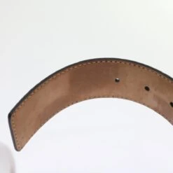 Brand Street GUCCI GG Canvas Ssima Interlocking Belt Black 114984 Auth Am5116 -Best Jewelry Store am5116 7