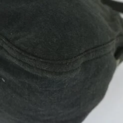 Brand Street FENDI Mamma Baguette Shoulder Bag Cotton Gray Auth Am5207 -Best Jewelry Store am5207 10