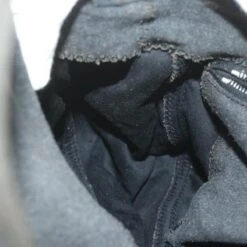 Brand Street FENDI Mamma Baguette Shoulder Bag Cotton Gray Auth Am5207 -Best Jewelry Store am5207 16