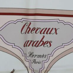 Brand Street HERMES Carre 90 CHEVAUX ARABES Scarf Silk Brown Auth Am5302 -Best Jewelry Store am5302 11