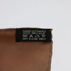 Brand Street HERMES Carre 90 CHEVAUX ARABES Scarf Silk Brown Auth Am5302 -Best Jewelry Store am5302 14