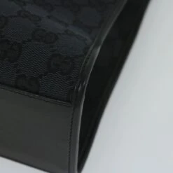 Brand Street GUCCI GG Canvas Jackie Tote Bag Black 002 1064 Auth Am5349 -Best Jewelry Store am5349 10