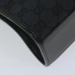 Brand Street GUCCI GG Canvas Jackie Tote Bag Black 002 1064 Auth Am5349 -Best Jewelry Store am5349 13