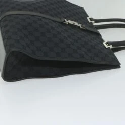 Style Tribute GUCCI Gg Canvas Jackie Tote Bag Black 002 1064 Auth Am5349 -Best Jewelry Store am5349 4 8a866ca0 6aea 41df 8e39 8a1dc1923346