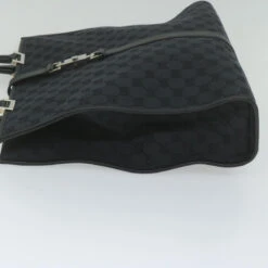 Brand Street GUCCI GG Canvas Jackie Tote Bag Black 002 1064 Auth Am5349 -Best Jewelry Store am5349 5