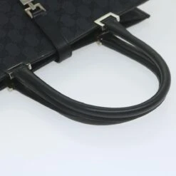 Brand Street GUCCI GG Canvas Jackie Tote Bag Black 002 1064 Auth Am5349 -Best Jewelry Store am5349 7