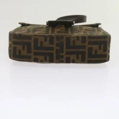 Brand Street FENDI Zucca Canvas Mamma Baguette Shoulder Bag Black Brown Auth Am5417A 26 Brand Street FENDI Zucca Canvas Mamma Baguette Shoulder Bag Black Brown Auth Am5417A -Best Jewelry Store am5417 10