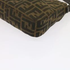 Brand Street FENDI Zucca Canvas Mamma Baguette Shoulder Bag Black Brown Auth Am5417A 38 Brand Street FENDI Zucca Canvas Mamma Baguette Shoulder Bag Black Brown Auth Am5417A -Best Jewelry Store am5417 13