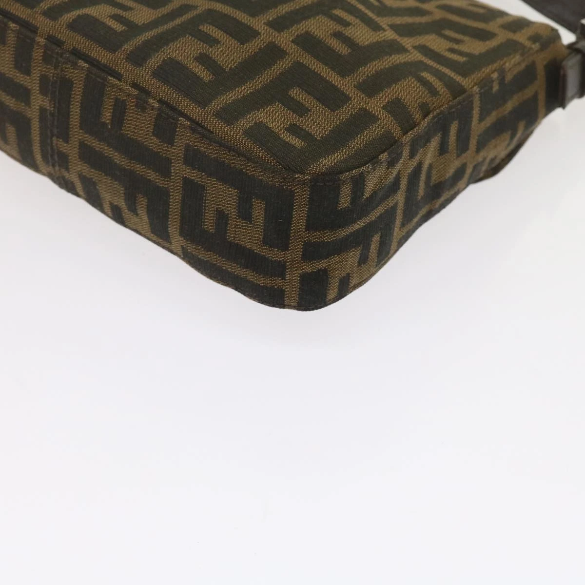 Brand Street FENDI Zucca Canvas Mamma Baguette Shoulder Bag Black Brown Auth Am5417A 19 Brand Street FENDI Zucca Canvas Mamma Baguette Shoulder Bag Black Brown Auth Am5417A - Image 17