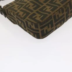 Brand Street FENDI Zucca Canvas Mamma Baguette Shoulder Bag Black Brown Auth Am5417A 39 Brand Street FENDI Zucca Canvas Mamma Baguette Shoulder Bag Black Brown Auth Am5417A -Best Jewelry Store am5417 14