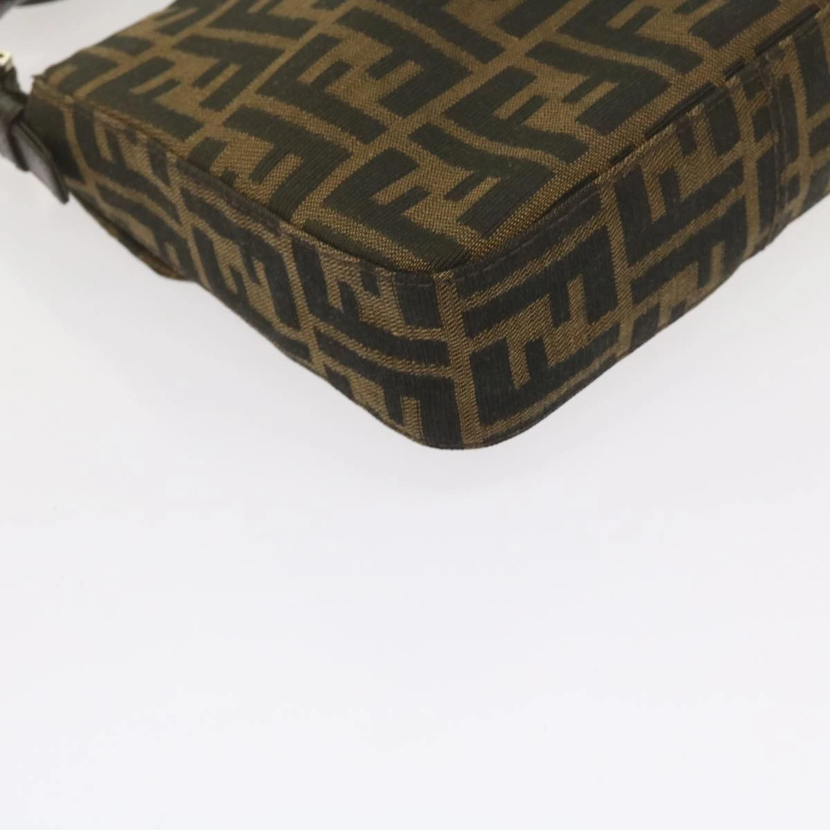 Brand Street FENDI Zucca Canvas Mamma Baguette Shoulder Bag Black Brown Auth Am5417A 20 Brand Street FENDI Zucca Canvas Mamma Baguette Shoulder Bag Black Brown Auth Am5417A - Image 18