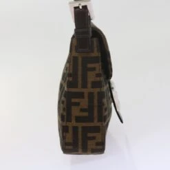Brand Street FENDI Zucca Canvas Mamma Baguette Shoulder Bag Black Brown Auth Am5417A 25 Brand Street FENDI Zucca Canvas Mamma Baguette Shoulder Bag Black Brown Auth Am5417A -Best Jewelry Store am5417 5