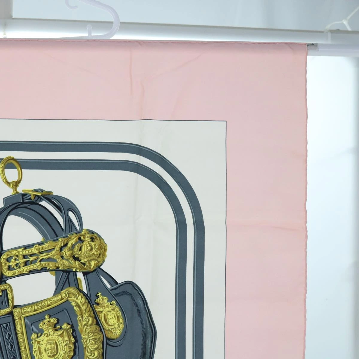 Brand Street HERMES Carre 90 Brides De Gala Scarf Silk Pink Auth Am5628 6 Brand Street HERMES Carre 90 Brides De Gala Scarf Silk Pink Auth Am5628 - Image 4