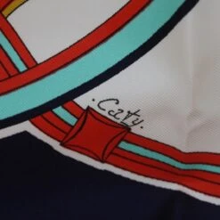 Brand Street HERMES Carre 90 WASHINGTON�fS CARRIAGE Scarf Silk Red Auth Am5911 -Best Jewelry Store am5911 14