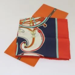Brand Street HERMES Carre 90 WASHINGTON�fS CARRIAGE Scarf Silk Red Auth Am5911 -Best Jewelry Store am5911 17